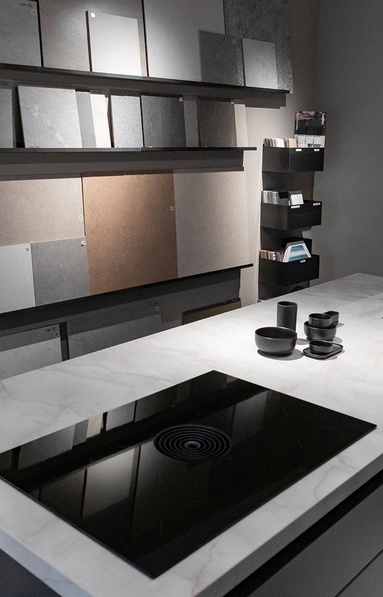 Cucina con piastrelle materioteca