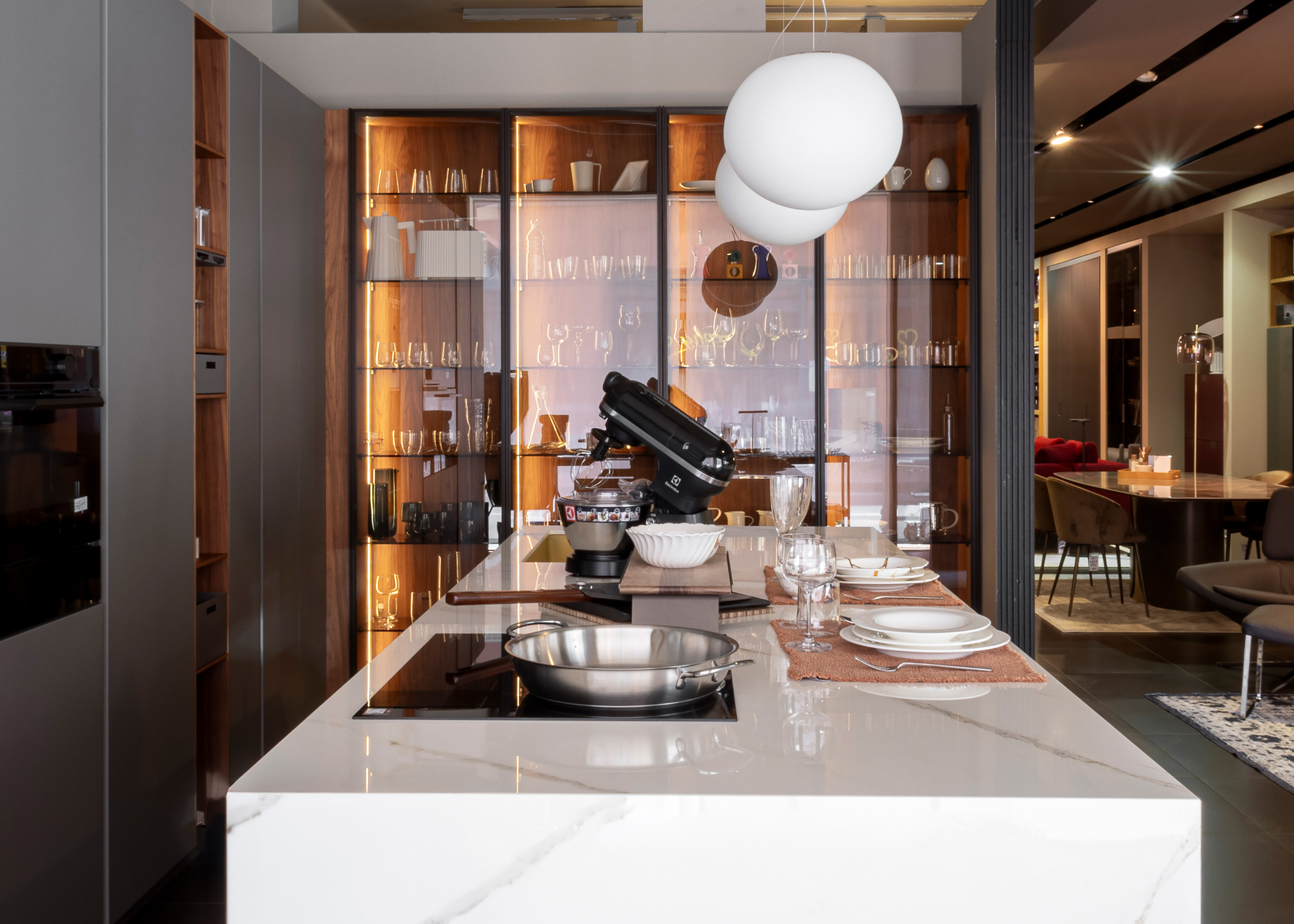 Cucina in showroom